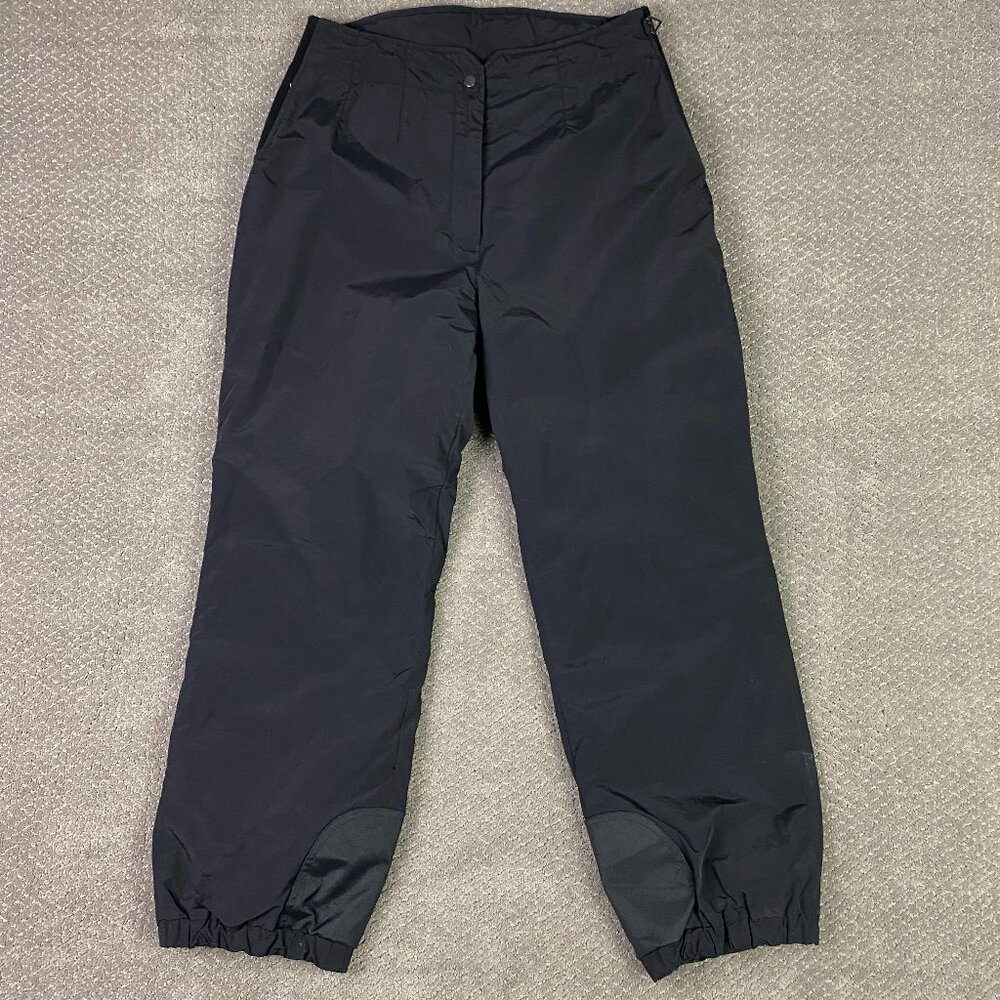 Vintage Obermeyer Snow Pants Ski Snowboard Women's Sz 16 Black Nylon 1260 00/01